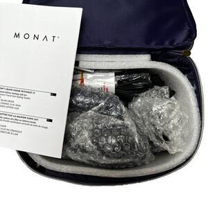 Monat Travel Hair Dryer and Mini Flat Iron with Zipper Bag- NWT